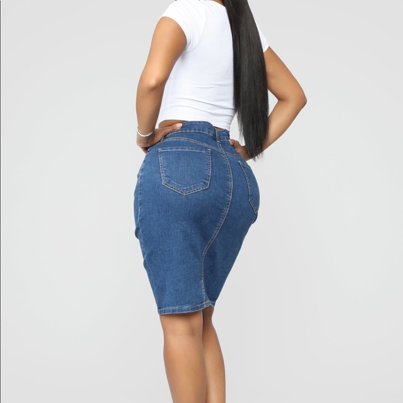 VERY SEXY Denim pencil skirt medium - Picture 4 of 4